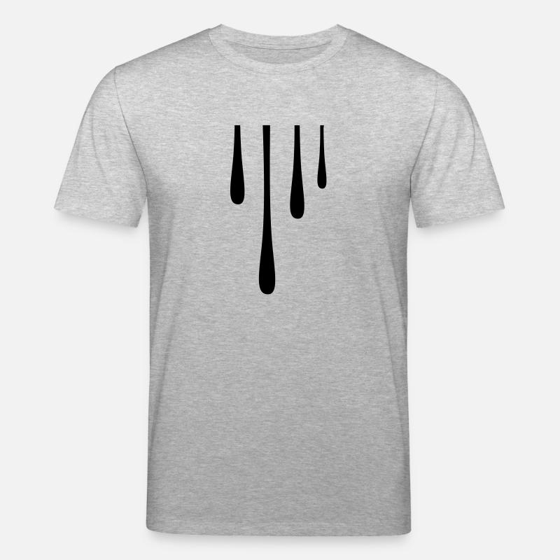 Drips - Stanley/Stella Unisex Bio-T-Shirt CREATOR  - Grau meliert
