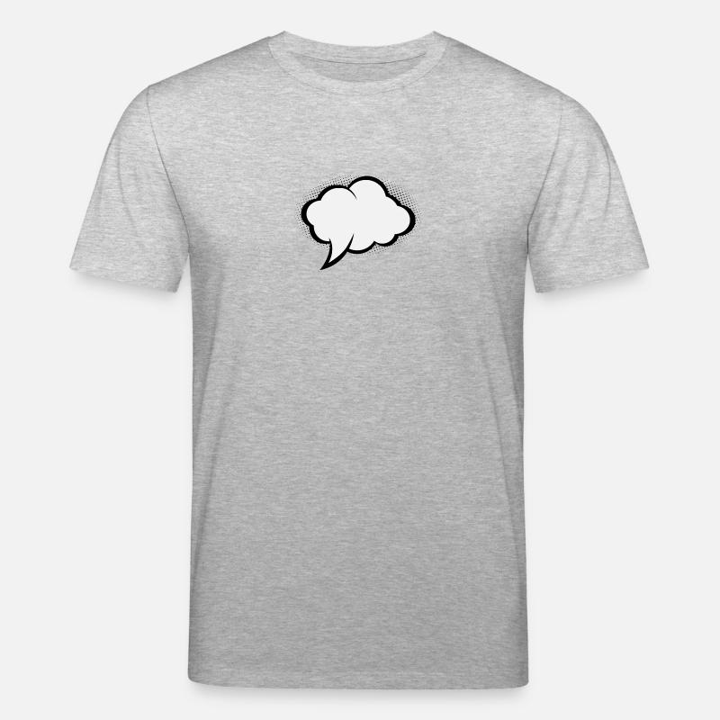 Comic-Sprechblase - Stanley/Stella Unisex Bio-T-Shirt CREATOR  - Grau meliert