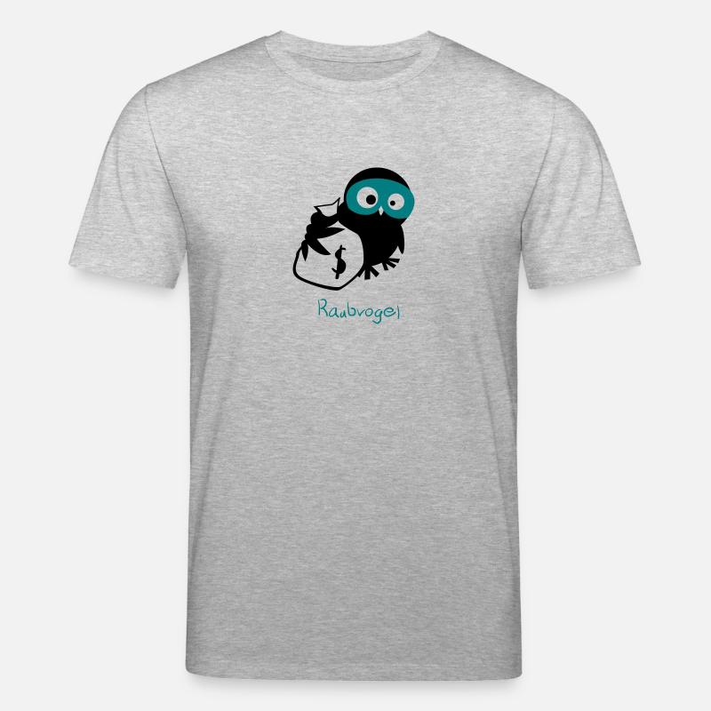 EULE // Raubvogel. - Stanley/Stella Unisex Bio-T-Shirt CREATOR  - Grau meliert
