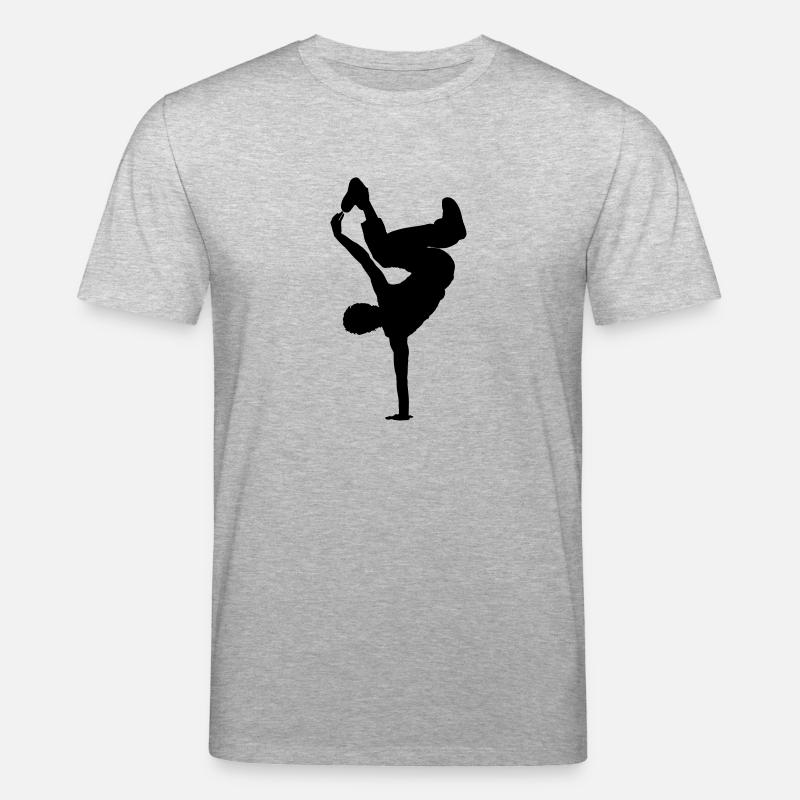 Breakdancer - Stanley/Stella Unisex Bio-T-Shirt CREATOR  - Grau meliert
