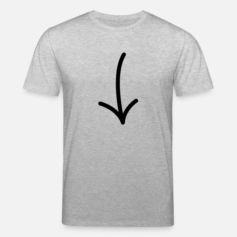 Pfeil - Ich bin´s! - Stanley/Stella Unisex Bio-T-Shirt CREATOR  - Grau meliert