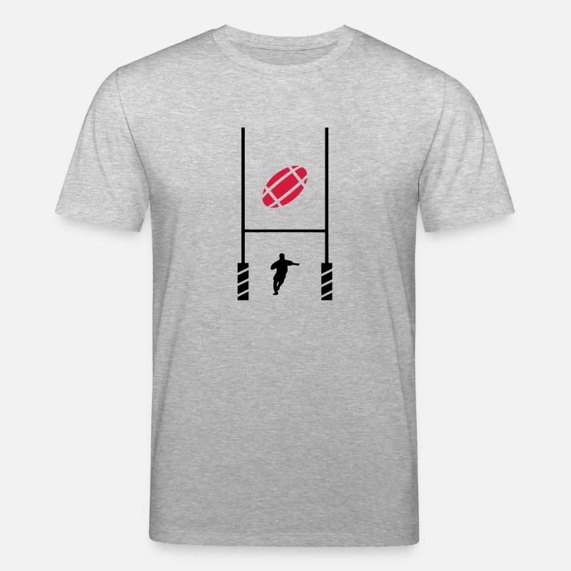 Rugby-Test 2 - Stanley/Stella Unisex Bio-T-Shirt CREATOR  - Grau meliert