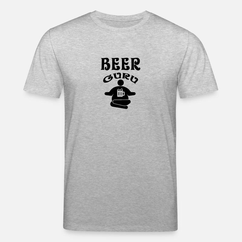 Bier-Guru Bier-Experte - Stanley/Stella Unisex Bio-T-Shirt CREATOR  - Grau meliert