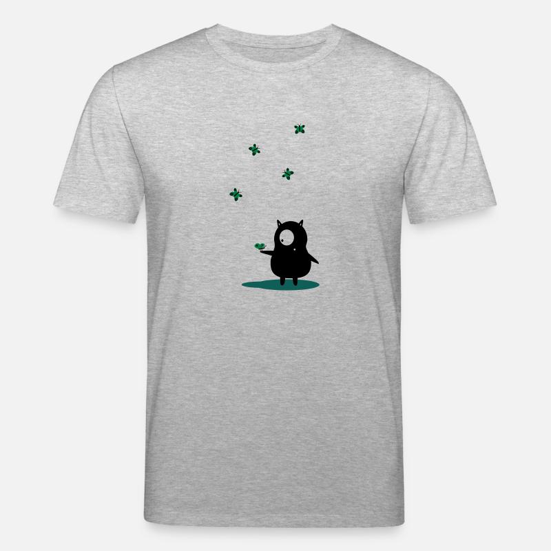 schmetterlinge - Stanley/Stella Unisex Bio-T-Shirt CREATOR  - Grau meliert