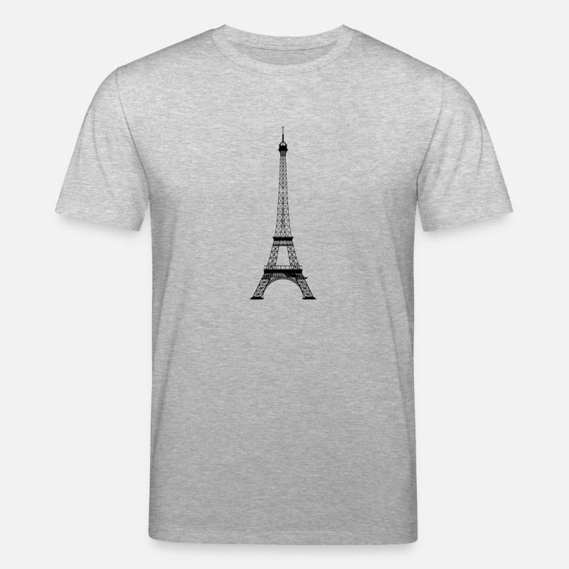 Eifelturm - Stanley/Stella Unisex Bio-T-Shirt CREATOR - Grau meliert