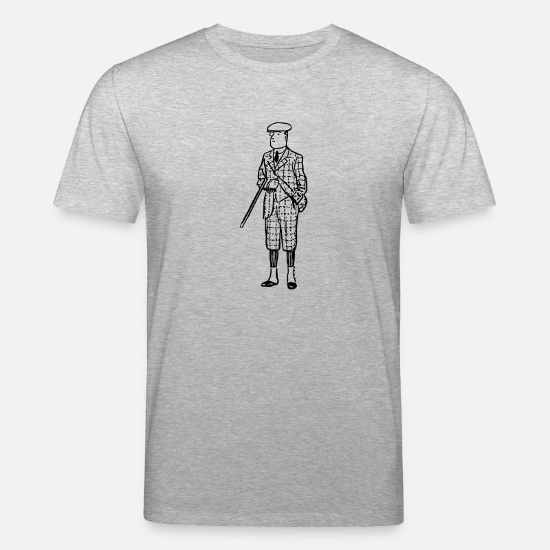 Klasischer Jäger, Geschenksidee - Stanley/Stella Unisex Bio-T-Shirt CREATOR  - Grau meliert