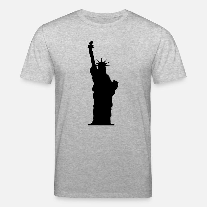 Statue de la Liberté - T-shirt bio CREATOR Stanley/Stella Unisexe - gris chiné