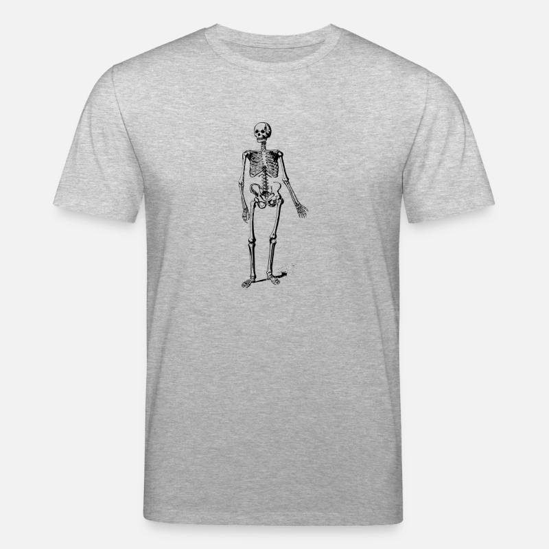 Skelett - Stanley/Stella Unisex Bio-T-Shirt CREATOR  - Grau meliert