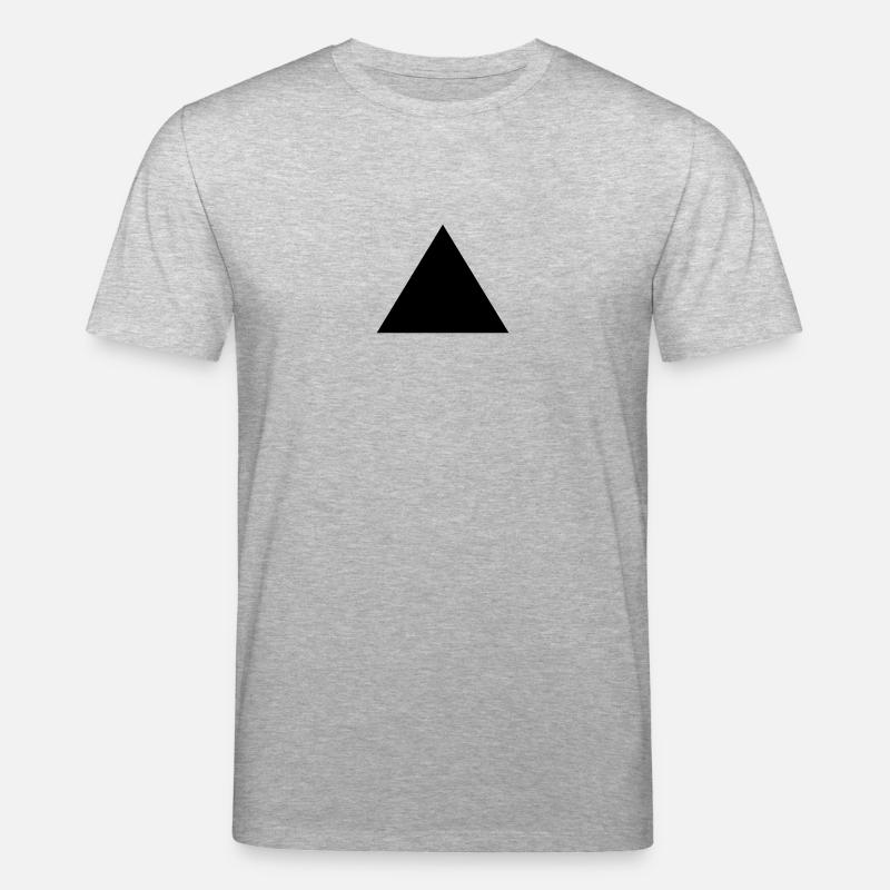 Pyramide, Dreieck - Stanley/Stella Unisex Bio-T-Shirt CREATOR  - Grau meliert