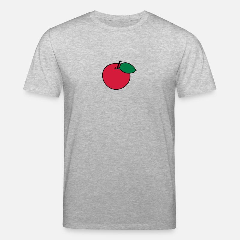 Apfel - Stanley/Stella Unisex Bio-T-Shirt CREATOR  - Grau meliert
