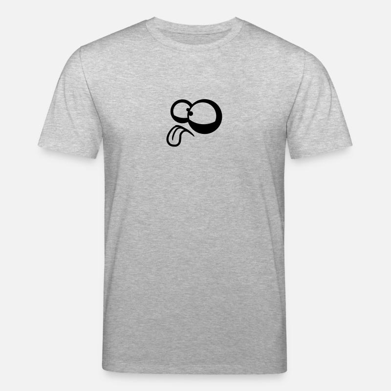 Crazy Comic Eyes - Stanley/Stella Unisex Bio-T-Shirt CREATOR  - Grau meliert