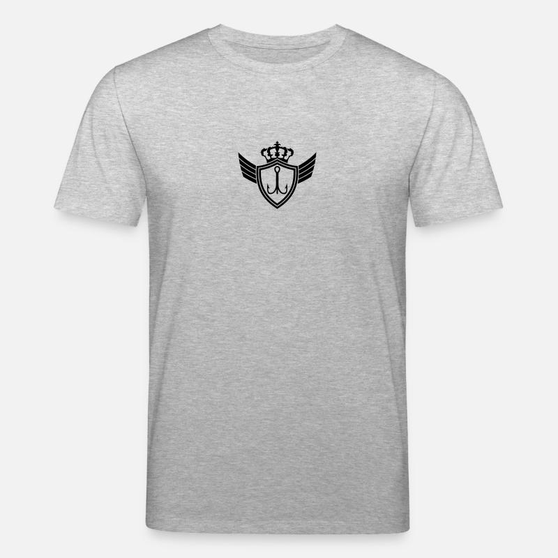 Fishhook Blazon - T-shirt bio CREATOR Stanley/Stella Unisexe - gris chiné
