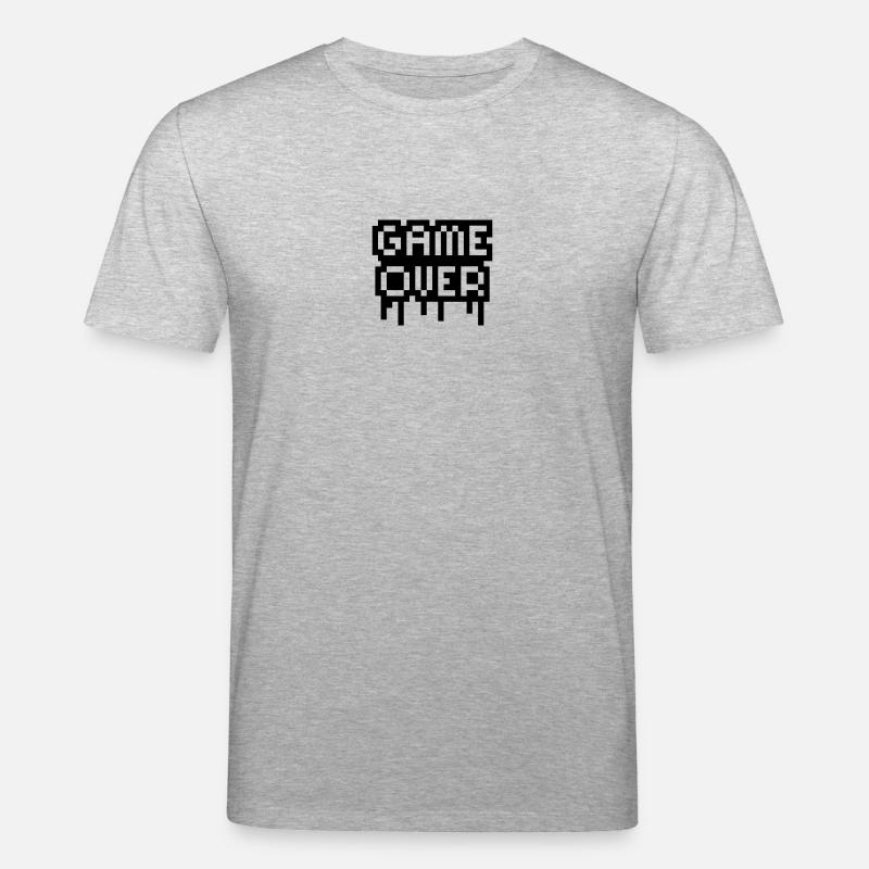 Game Over Stamp - Stanley/Stella Unisex Bio-T-Shirt CREATOR  - Grau meliert