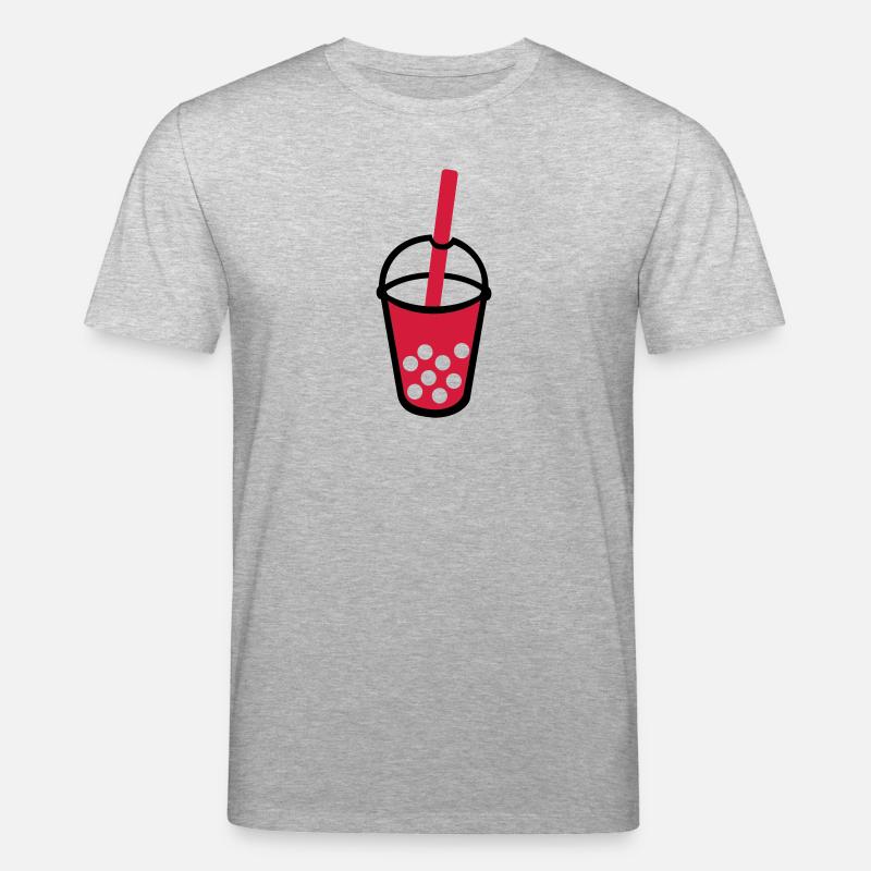 Bubble Tea - Stanley/Stella Unisex Bio-T-Shirt CREATOR  - Grau meliert