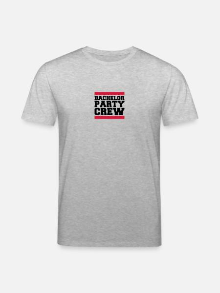 Bachelor Party Crew - Stanley/Stella CREATOR Unisex Organic T-Shirt - heather grey