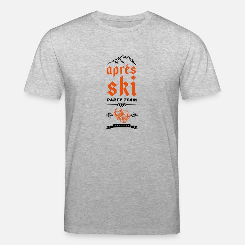 apres ski team beer - Stanley/Stella Unisex Bio-T-Shirt CREATOR - Grau meliert
