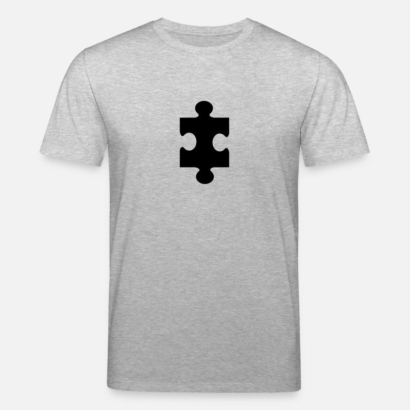 puzzle_2 - Stanley/Stella Unisex Bio-T-Shirt CREATOR  - Grau meliert
