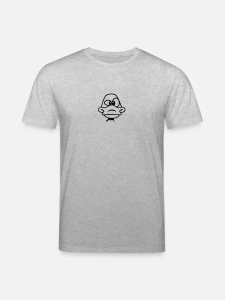 Dumme dumme ænder - Stanley/Stella CREATOR økologisk unisex-T-shirt - grå meleret