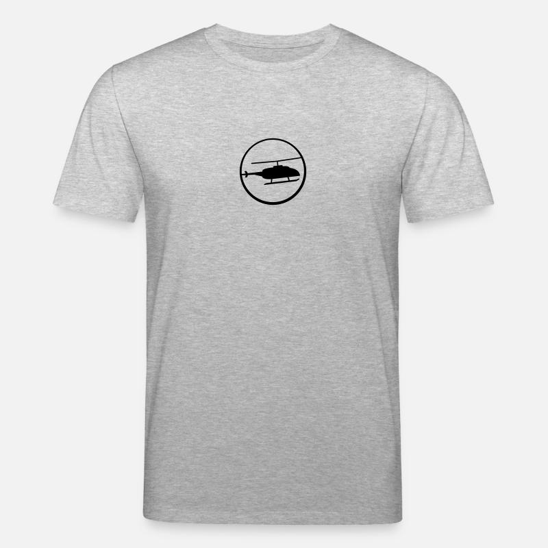 Heli Kreis Logo Design - Stanley/Stella Unisex Bio-T-Shirt CREATOR - Grau meliert