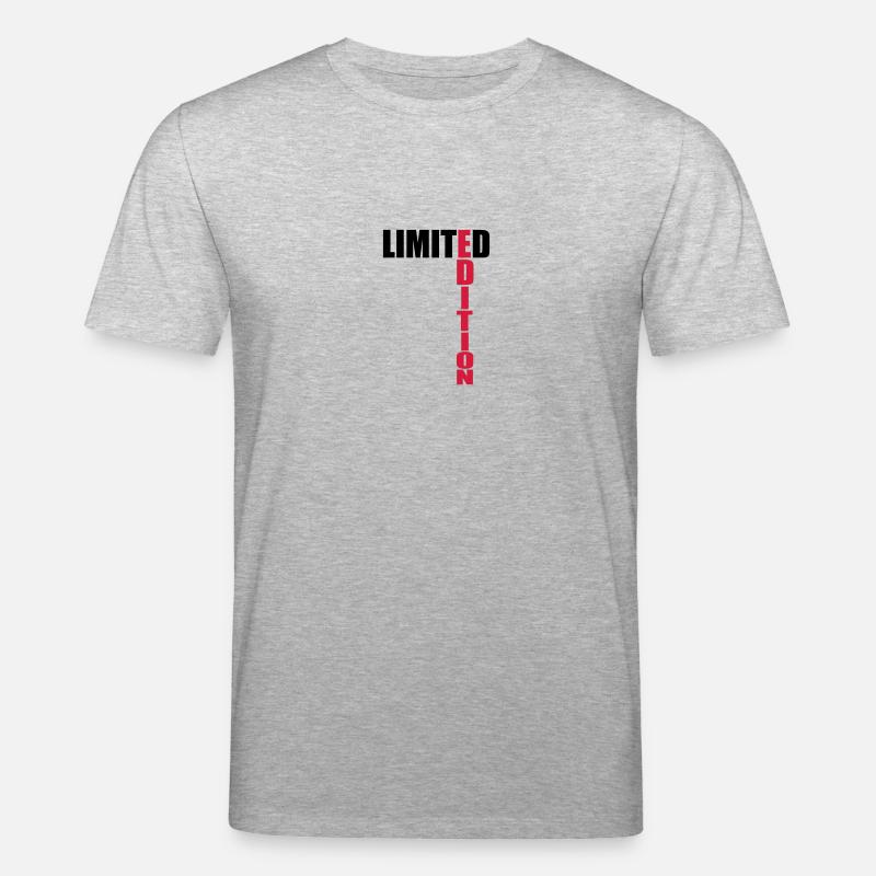 Limited Edition Text Logo - Stanley/Stella Unisex Bio-T-Shirt CREATOR  - Grau meliert