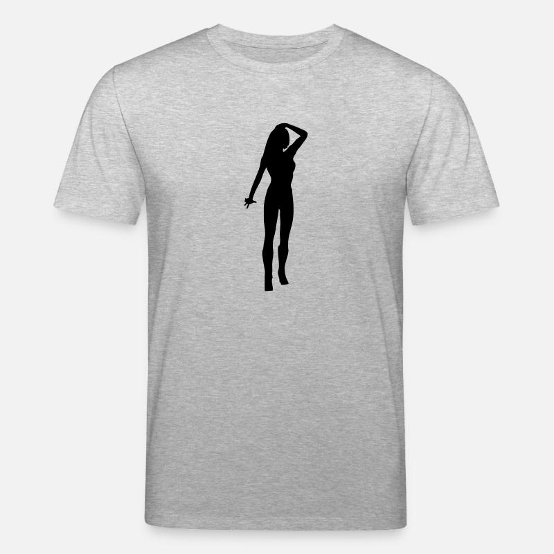 Silhouette silhouette silhouette - T-shirt bio CREATOR Stanley/Stella Unisexe - gris chiné