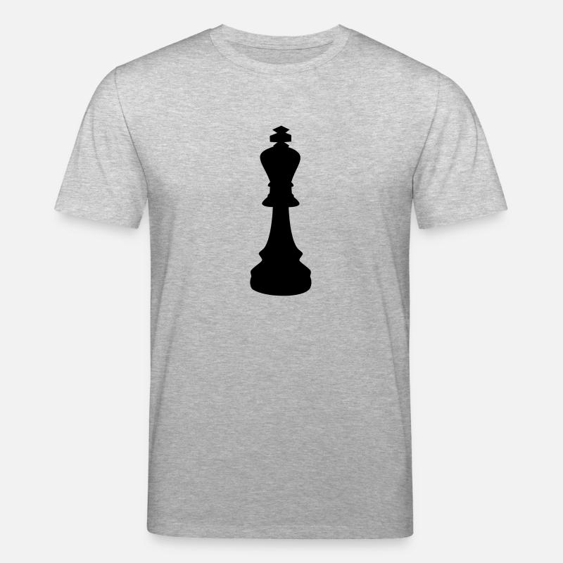 Roi d'échecs - T-shirt bio CREATOR Stanley/Stella Unisexe - gris chiné