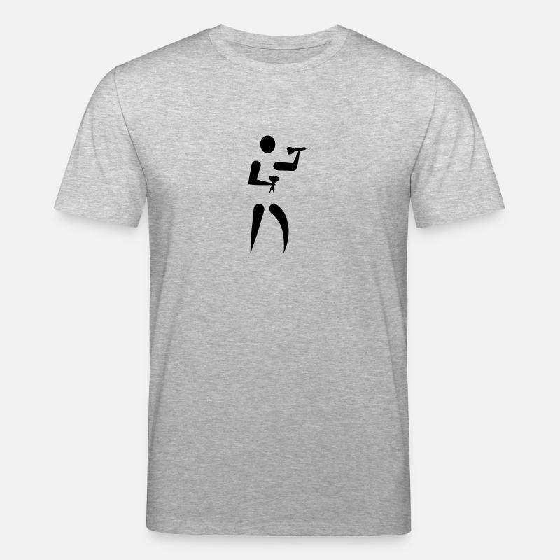 Darts - Stanley/Stella Unisex Bio-T-Shirt CREATOR  - Grau meliert