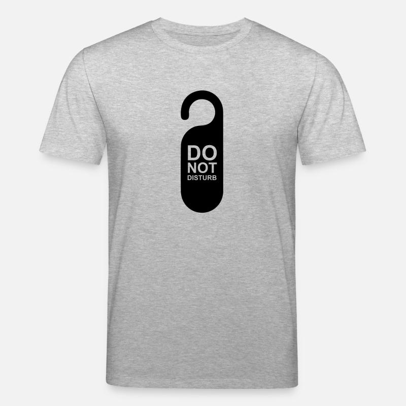 Bitte nicht stören - Stanley/Stella Unisex Bio-T-Shirt CREATOR  - Grau meliert