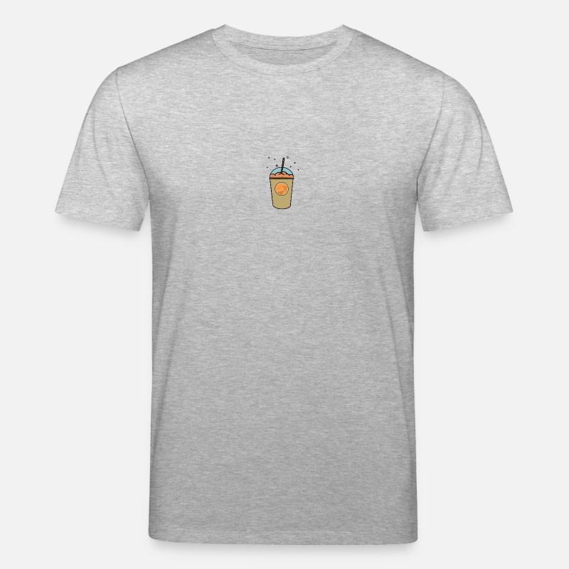 Oranger_Becher - Stanley/Stella Unisex Bio-T-Shirt CREATOR  - Grau meliert