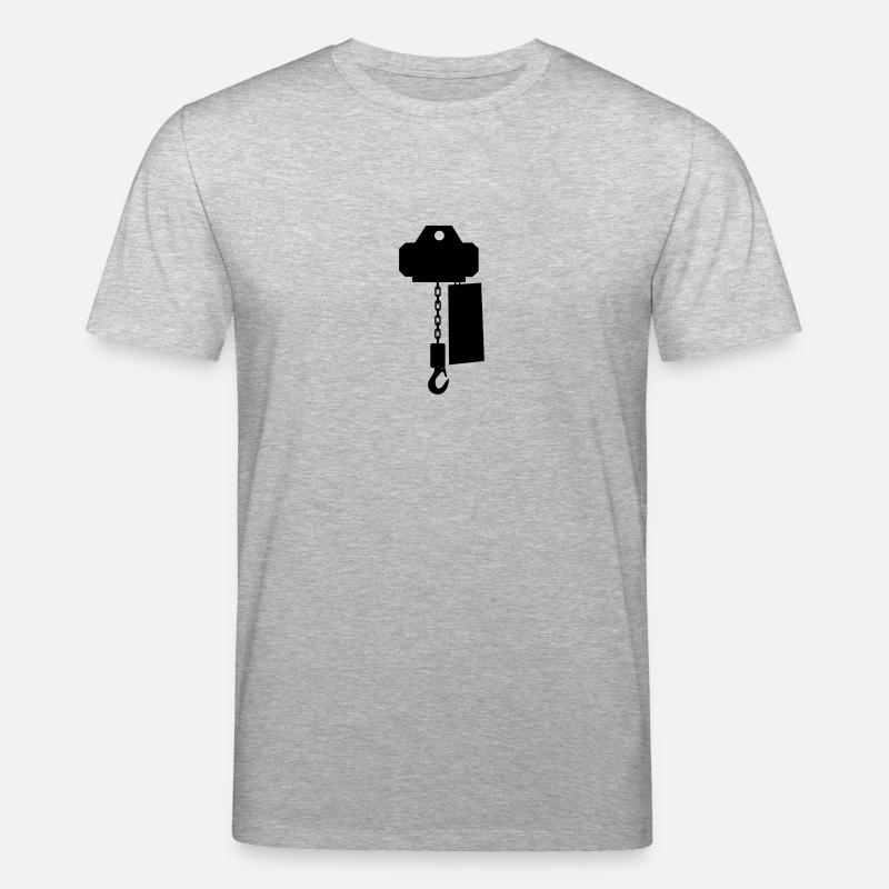 motor_upside_down - Stanley/Stella Unisex Bio-T-Shirt CREATOR  - Grau meliert