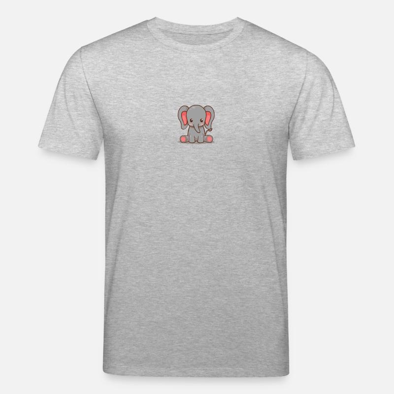 Bébé éléphant - T-shirt bio CREATOR Stanley/Stella Unisexe - gris chiné