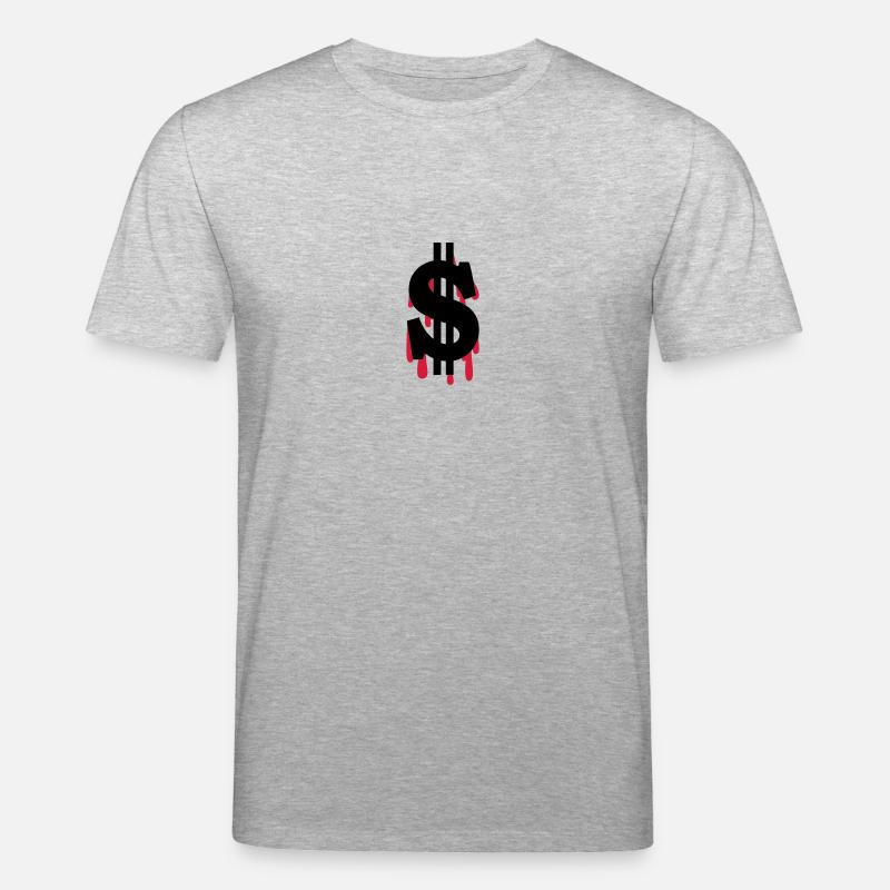 Dollar am Ende - Stanley/Stella Unisex Bio-T-Shirt CREATOR  - Grau meliert
