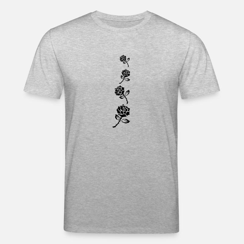 Rosenranke2 - Stanley/Stella Unisex Bio-T-Shirt CREATOR - Grau meliert