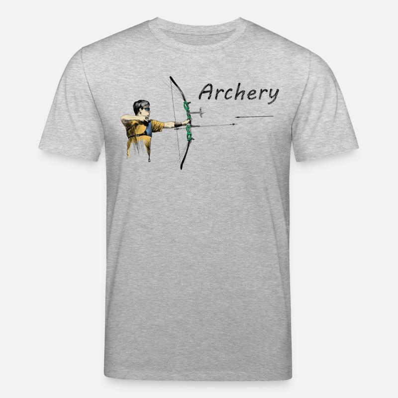 Bogenschützer - Stanley/Stella Unisex Bio-T-Shirt CREATOR  - Grau meliert