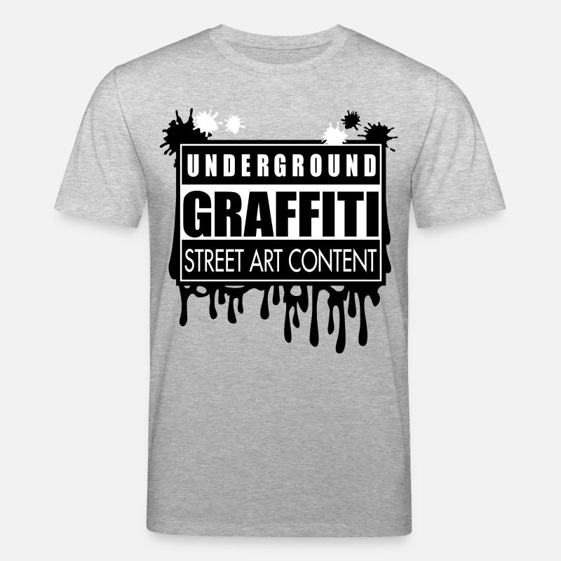 Underground graffitis flex - T-shirt bio CREATOR Stanley/Stella Unisexe - gris chiné