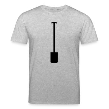 Spade - Bucket - Stanley/Stella CREATOR Unisex Organic T-Shirt - heather grey - Front - Alina (178cm) & Michal (187cm)