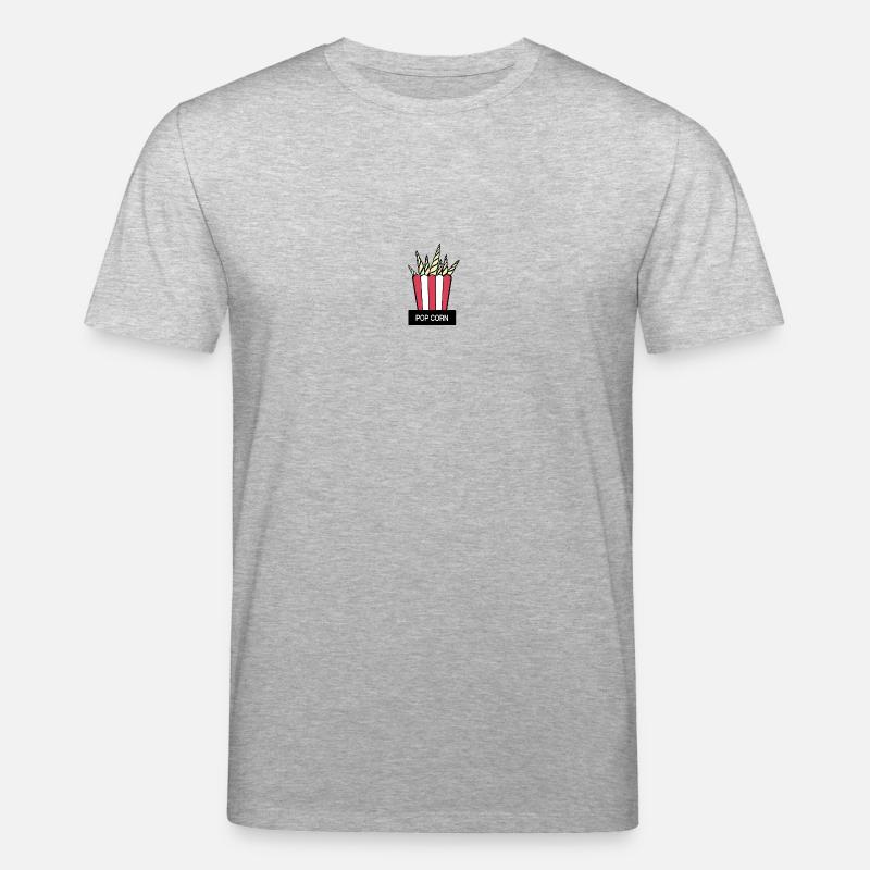 "POPCORN" - Stanley/Stella Unisex Bio-T-Shirt CREATOR  - Grau meliert