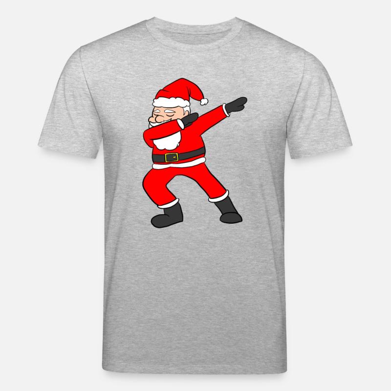 Dabbing Santa - Stanley/Stella Unisex Bio-T-Shirt CREATOR  - Grau meliert