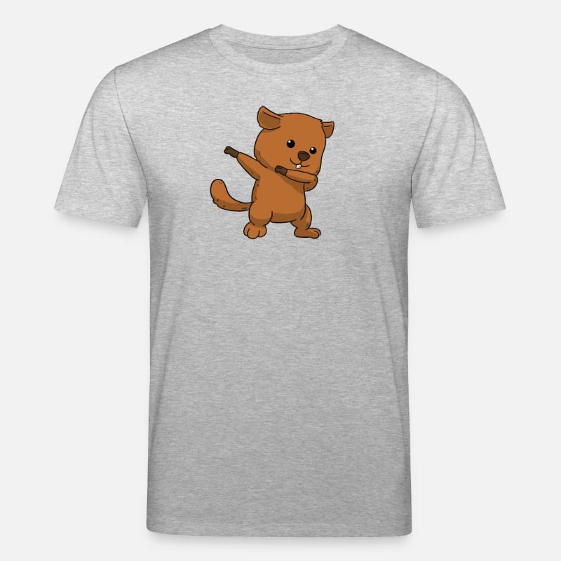 Dabbing Marmot Dab Marmot - T-shirt bio CREATOR Stanley/Stella Unisexe - gris chiné