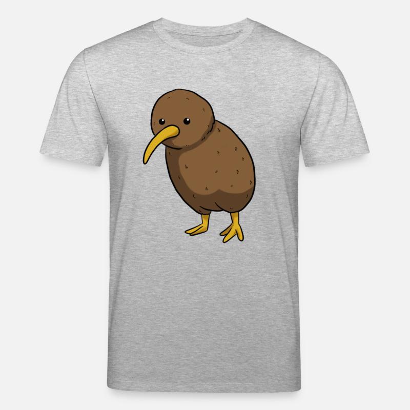 Kiwi Vogel - Stanley/Stella Unisex Bio-T-Shirt CREATOR  - Grau meliert