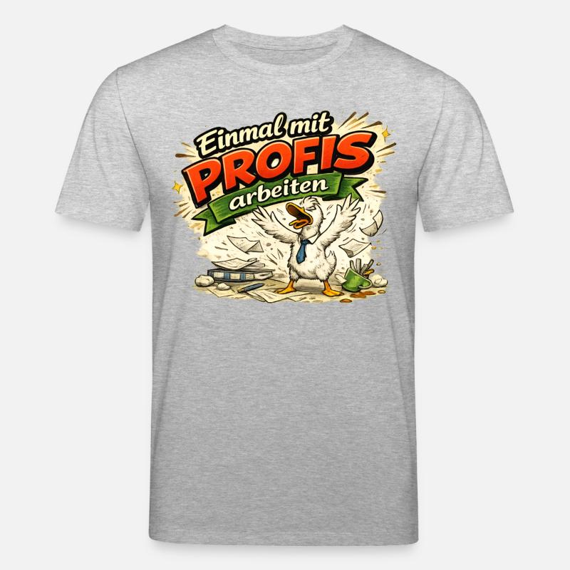 Einmal mit Profis arbeiten - Stanley/Stella Unisex Bio-T-Shirt CREATOR - Grau meliert