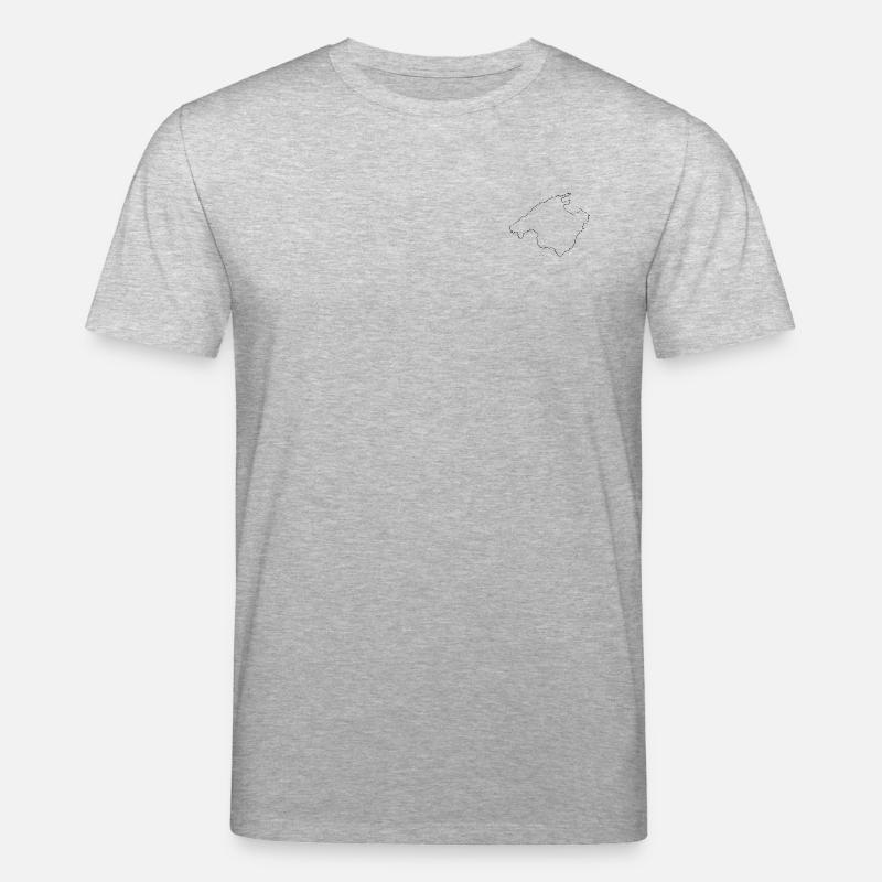 Mallorca Brustlogo - Stanley/Stella Unisex Bio-T-Shirt CREATOR  - Grau meliert