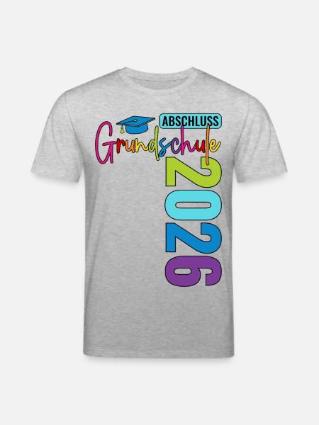 Abschluss Grundschule 2026 - Stanley/Stella Unisex Bio-T-Shirt CREATOR - Grau meliert
