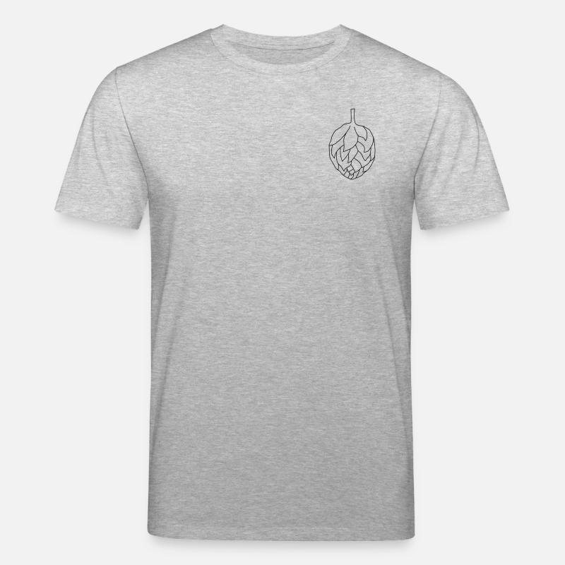 Hopfendolde - logo du sein - T-shirt bio CREATOR Stanley/Stella Unisexe - gris chiné