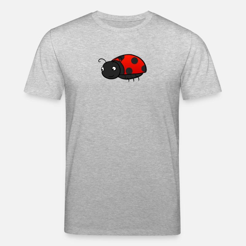 Ladybug Marienkäfer - Stanley/Stella Unisex Bio-T-Shirt CREATOR  - Grau meliert