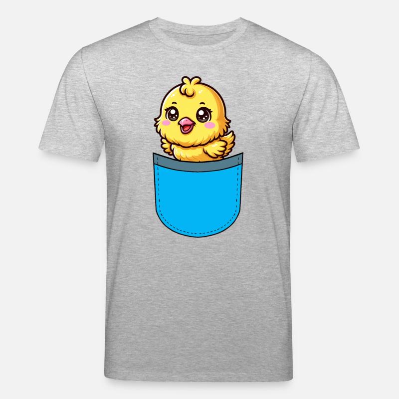 Poulet de Pâques Chicks - T-shirt bio CREATOR Stanley/Stella Unisexe - gris chiné