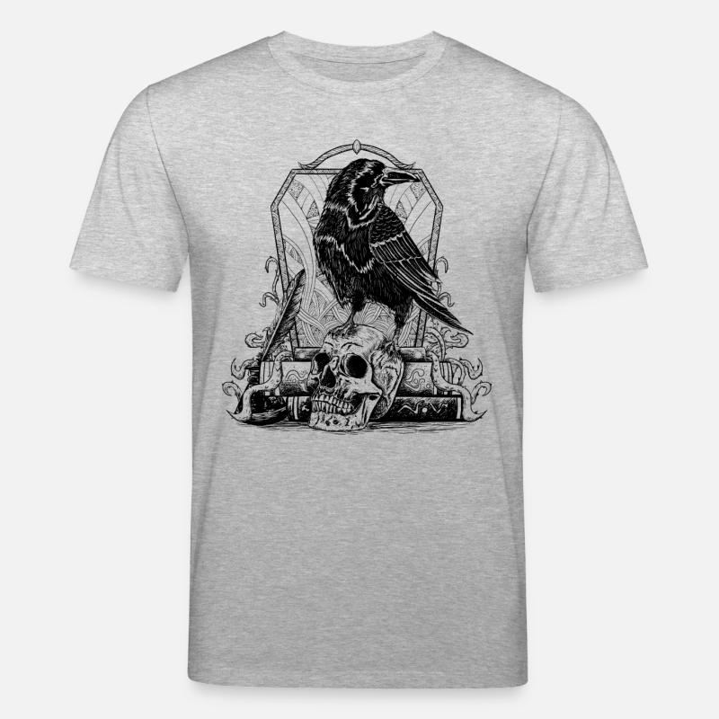 Raven B&W Koszulki - Stanley/Stella Unisex Bio-T-Shirt CREATOR  - Grau meliert