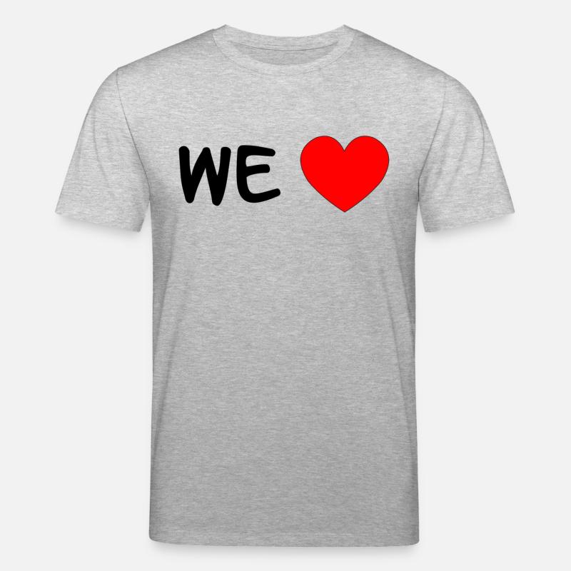 We Love - Stanley/Stella Unisex Bio-T-Shirt CREATOR  - Grau meliert