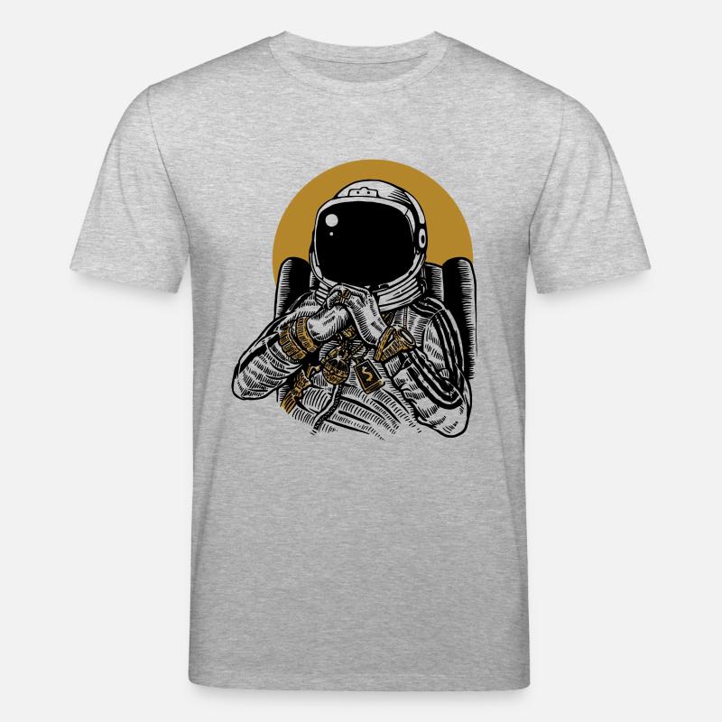 Space Dee Jay - Stanley/Stella Unisex Bio-T-Shirt CREATOR  - Grau meliert