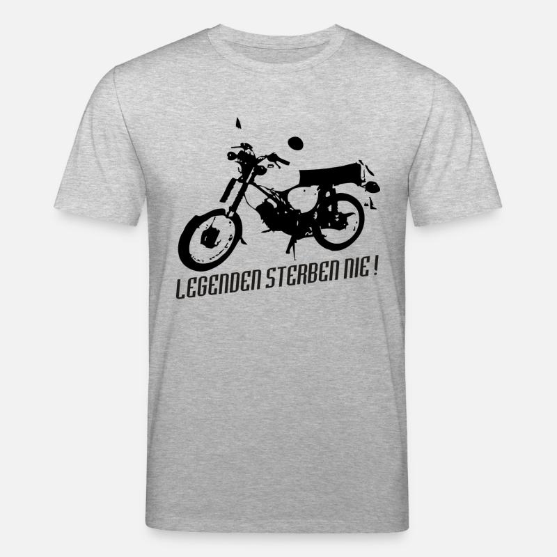 Simson S51 Enduro Legende - Stanley/Stella Unisex Bio-T-Shirt CREATOR  - Grau meliert